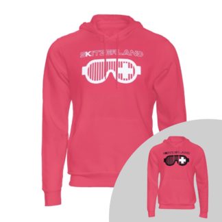 Hoodie SKITZERLAND® Rose / Lipstick Pink avec choix du logo